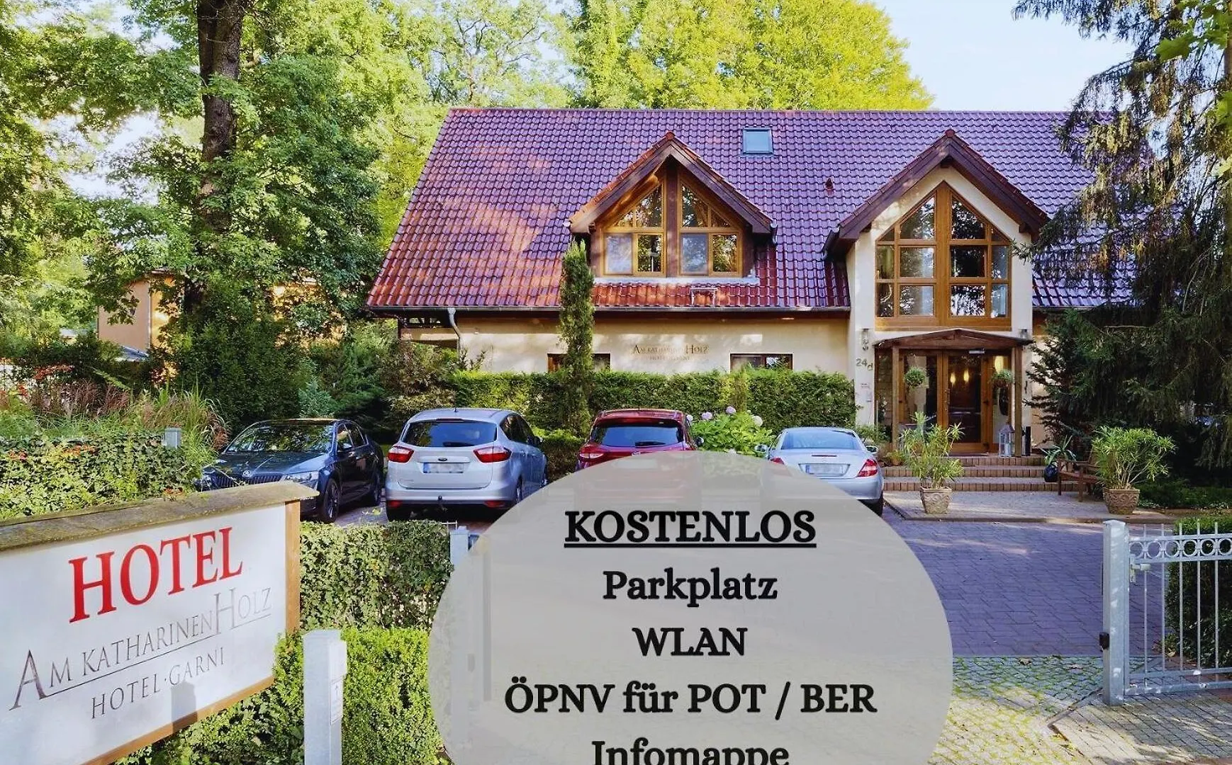 4 Drei-Sterne-Hotels nahe dem Neuer Garten Potsdam